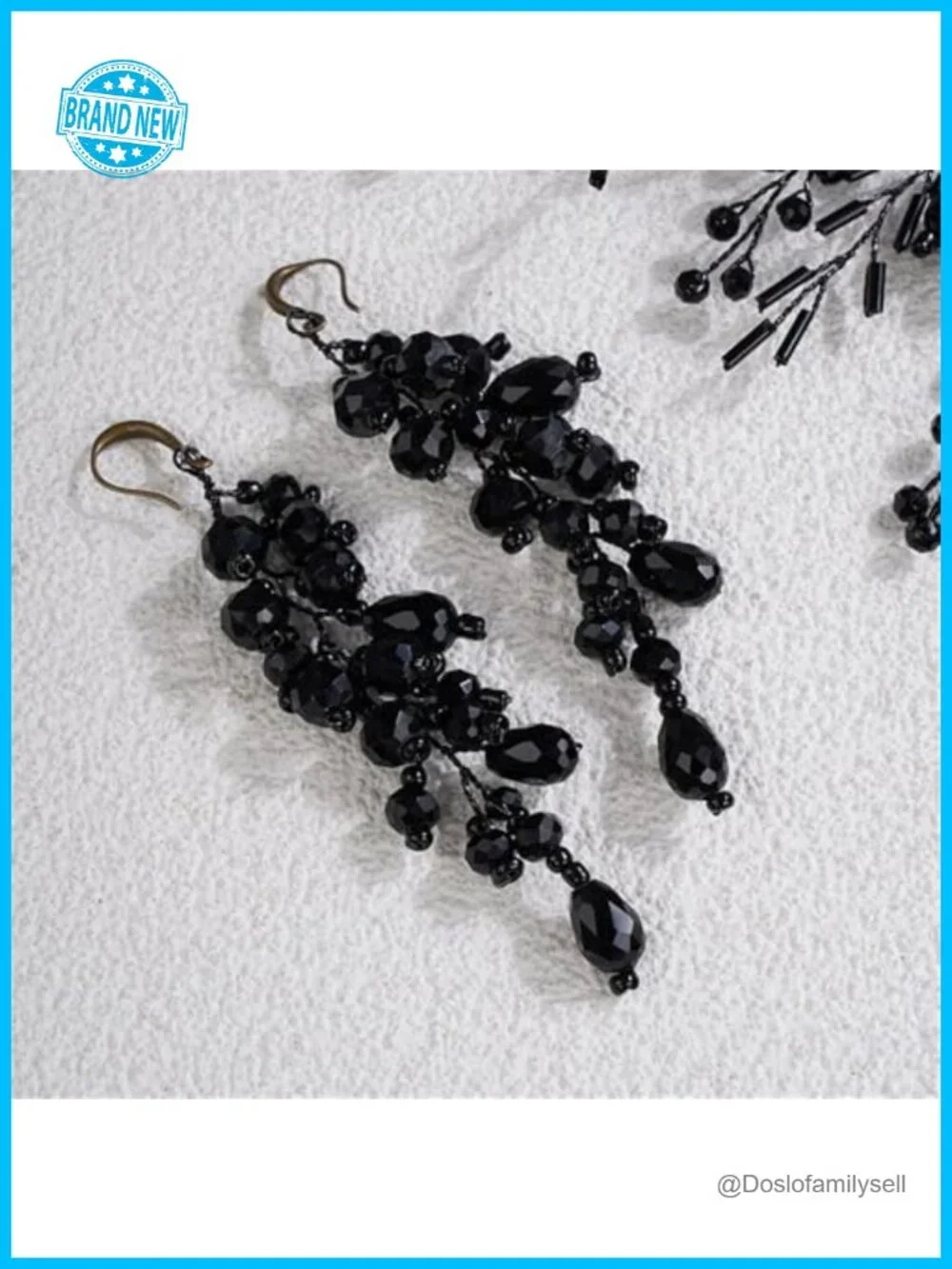 Crystal Beaded Headband Hair Vine for Wedding Party Prom